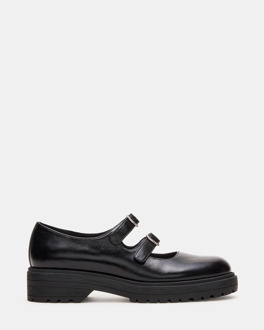 ALBA BLACK LEATHER - Women's Shoes - Steve Madden Canada