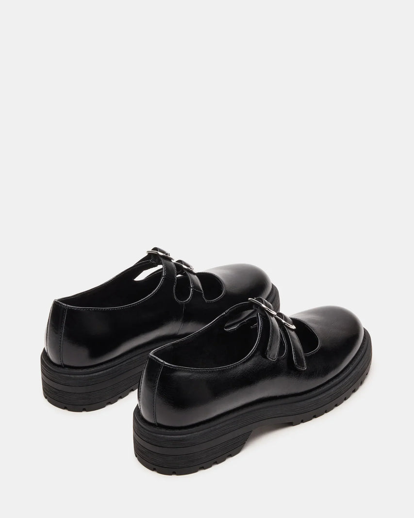 ALBA BLACK LEATHER - Women's Shoes - Steve Madden Canada
