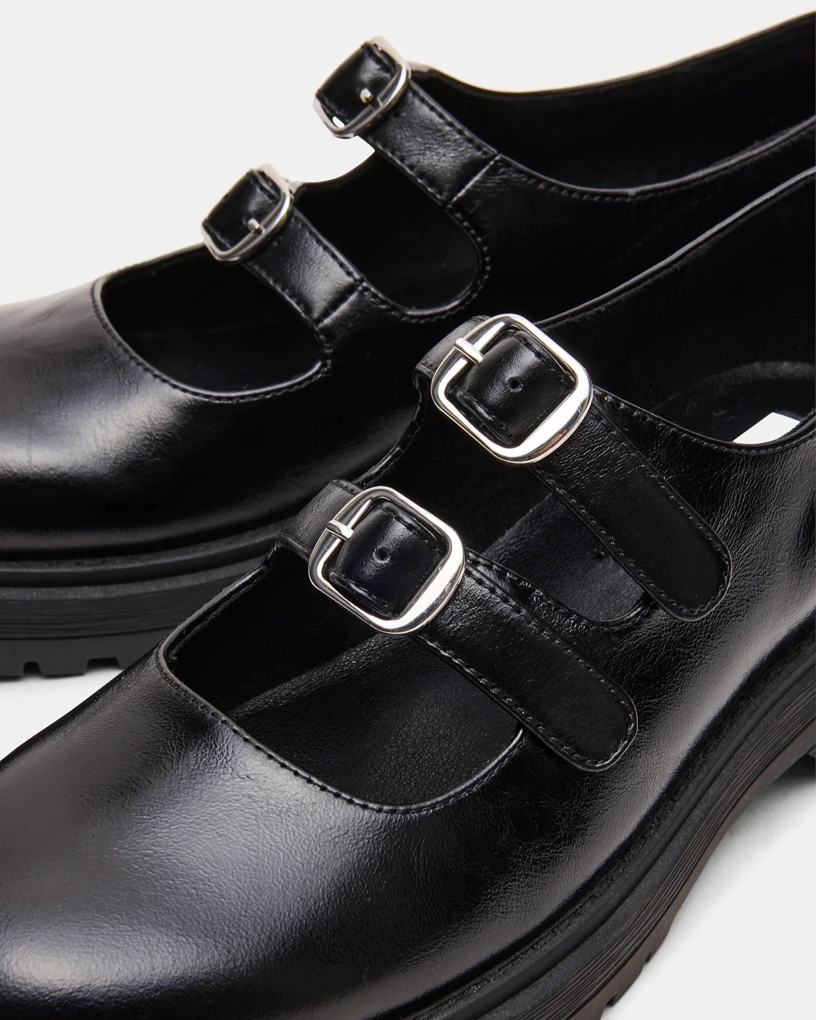 ALBA BLACK LEATHER - Women's Shoes - Steve Madden Canada