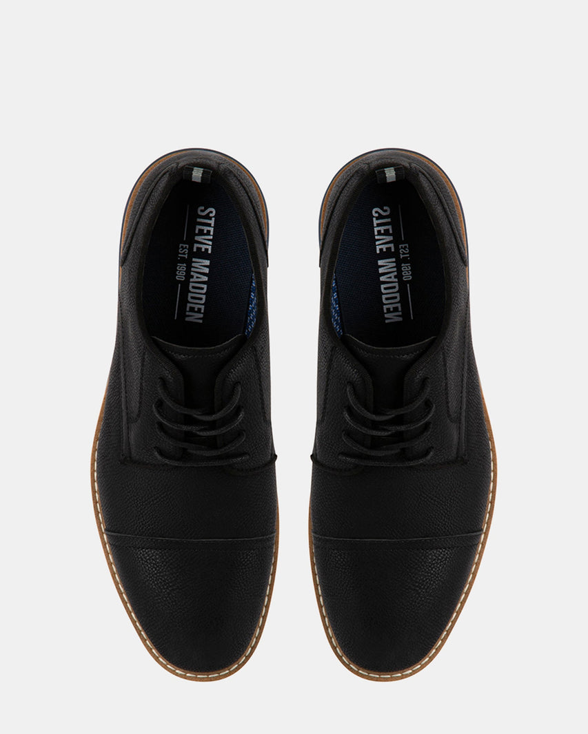 KREEDD BLACK NUBUCK - Men's Shoes - Steve Madden Canada