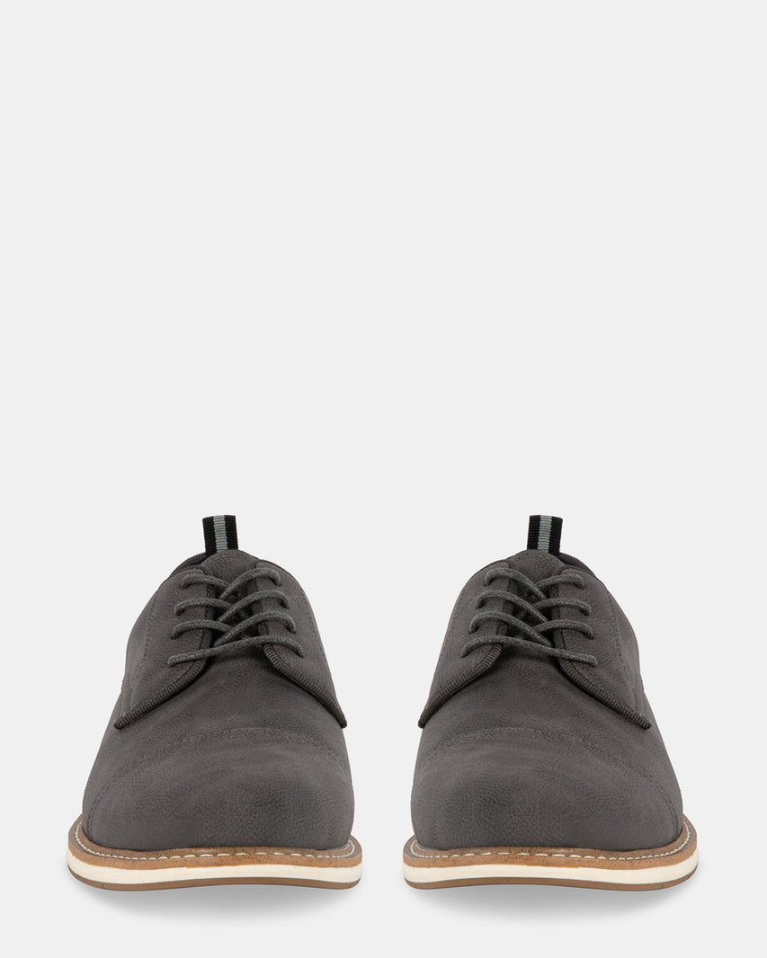 KREEDD GREY NUBUCK - Men's Shoes - Steve Madden Canada