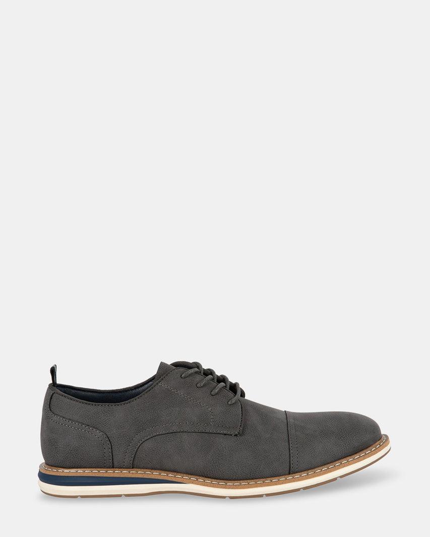 KREEDD GREY NUBUCK - Men's Shoes - Steve Madden Canada