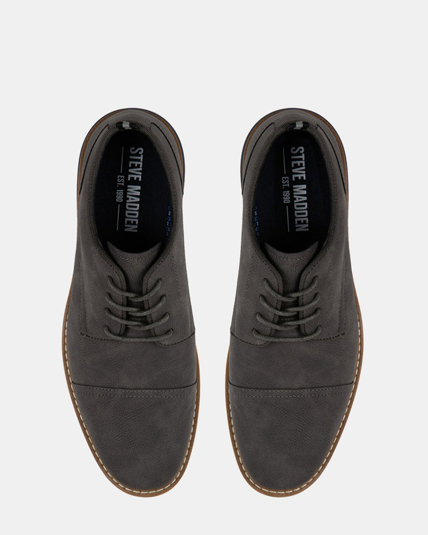 KREEDD GREY NUBUCK - Men's Shoes - Steve Madden Canada