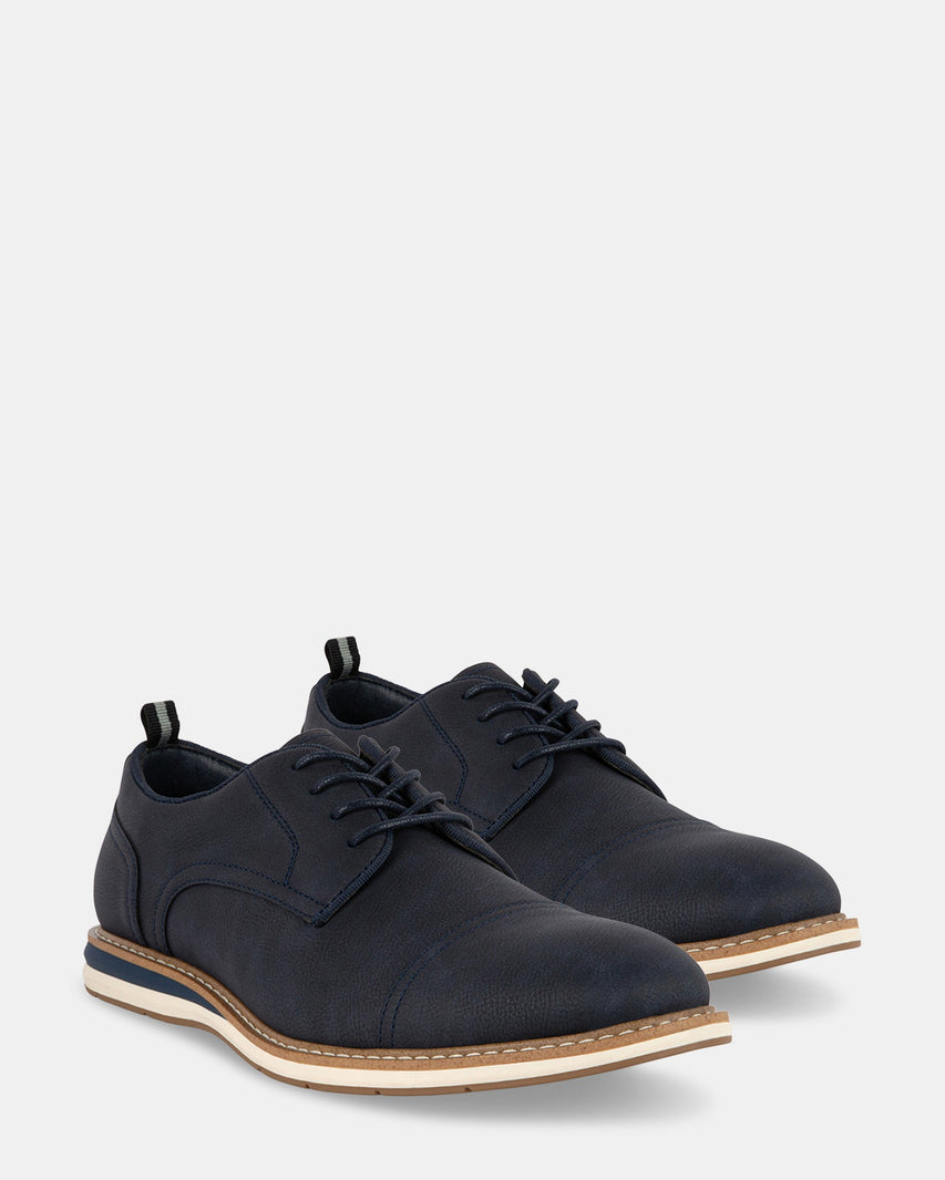 KREEDD NAVY NUBUCK - Men's Shoes - Steve Madden Canada