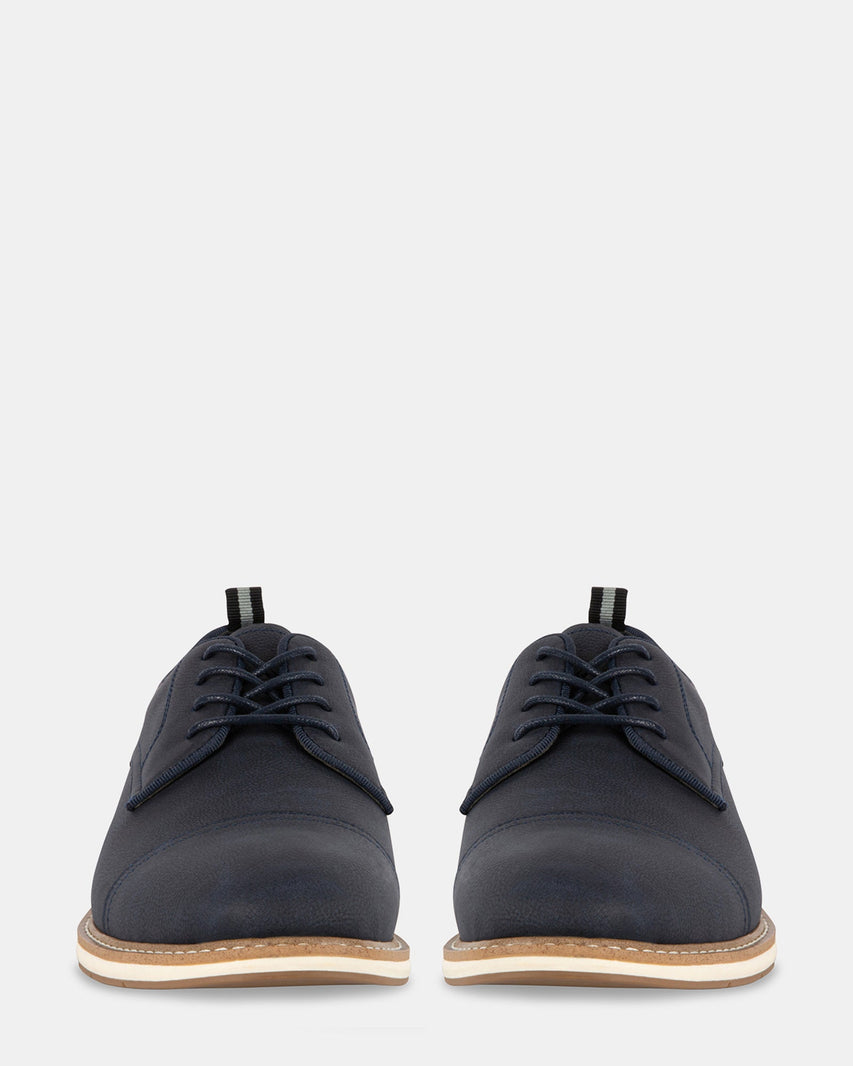KREEDD NAVY NUBUCK - Men's Shoes - Steve Madden Canada