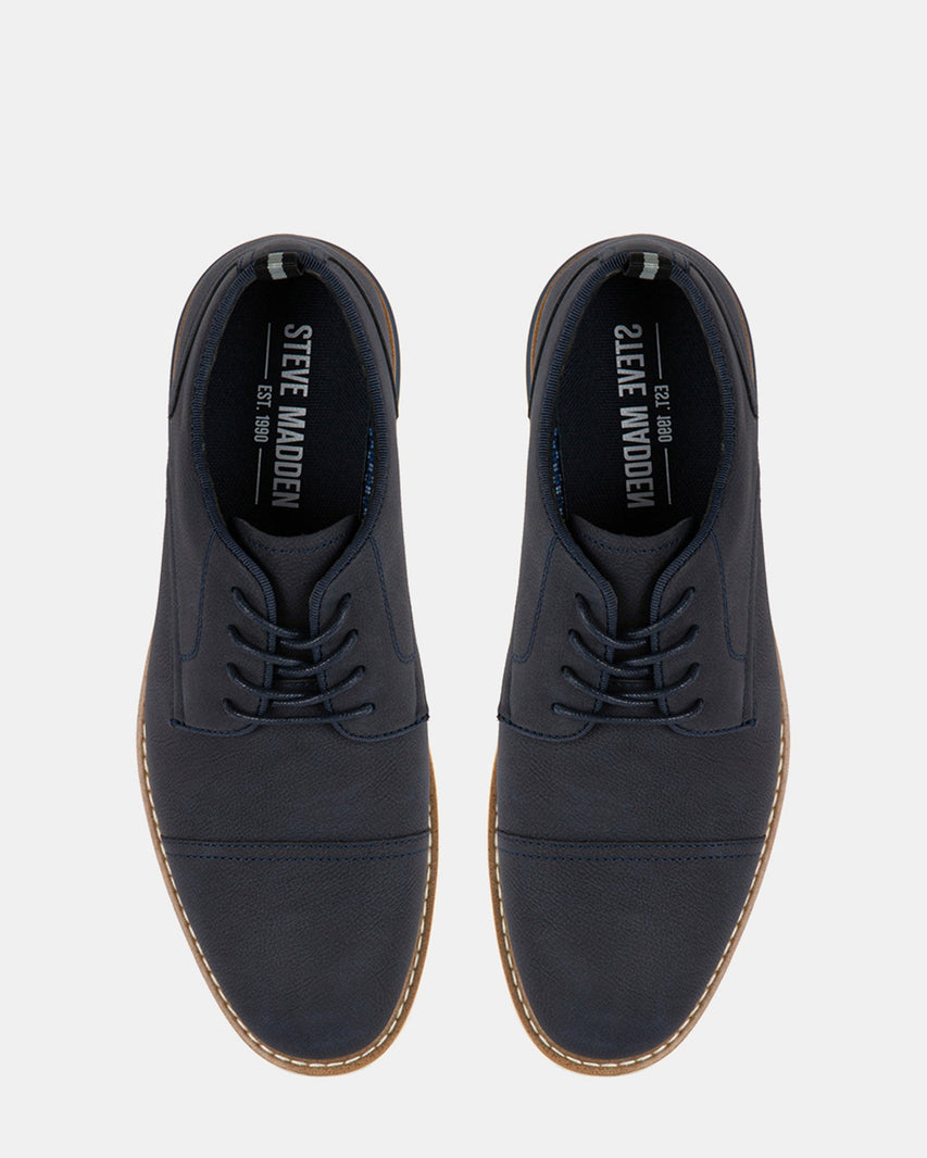 KREEDD NAVY NUBUCK - Men's Shoes - Steve Madden Canada