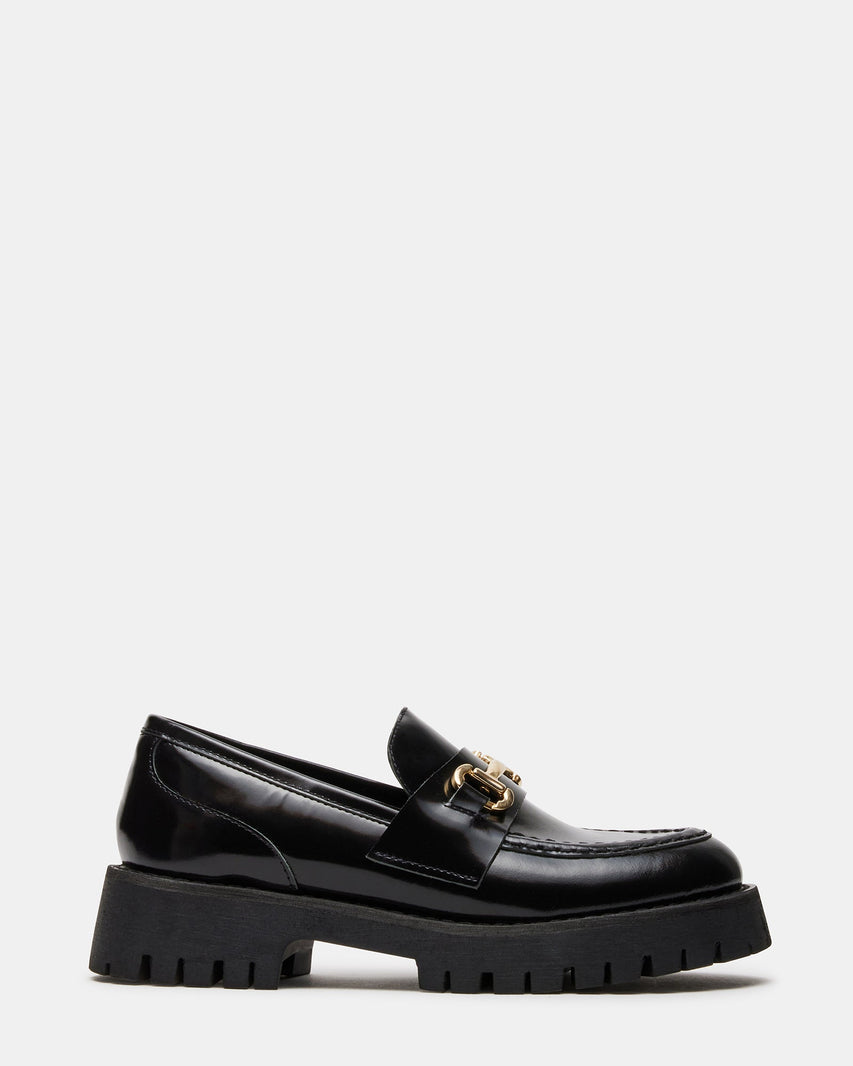 LANDO BLACK LEATHER - Women's Shoes - Steve Madden Canada