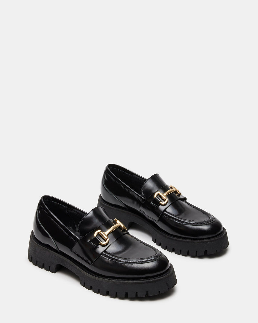 LANDO BLACK LEATHER - Women's Shoes - Steve Madden Canada
