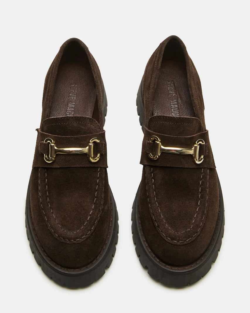 LANDO BROWN SUEDE - Women's Shoes - Steve Madden Canada