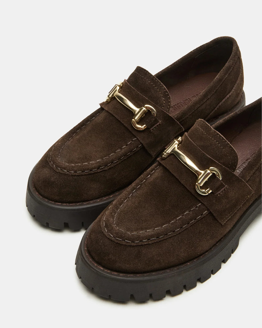LANDO BROWN SUEDE - Women's Shoes - Steve Madden Canada