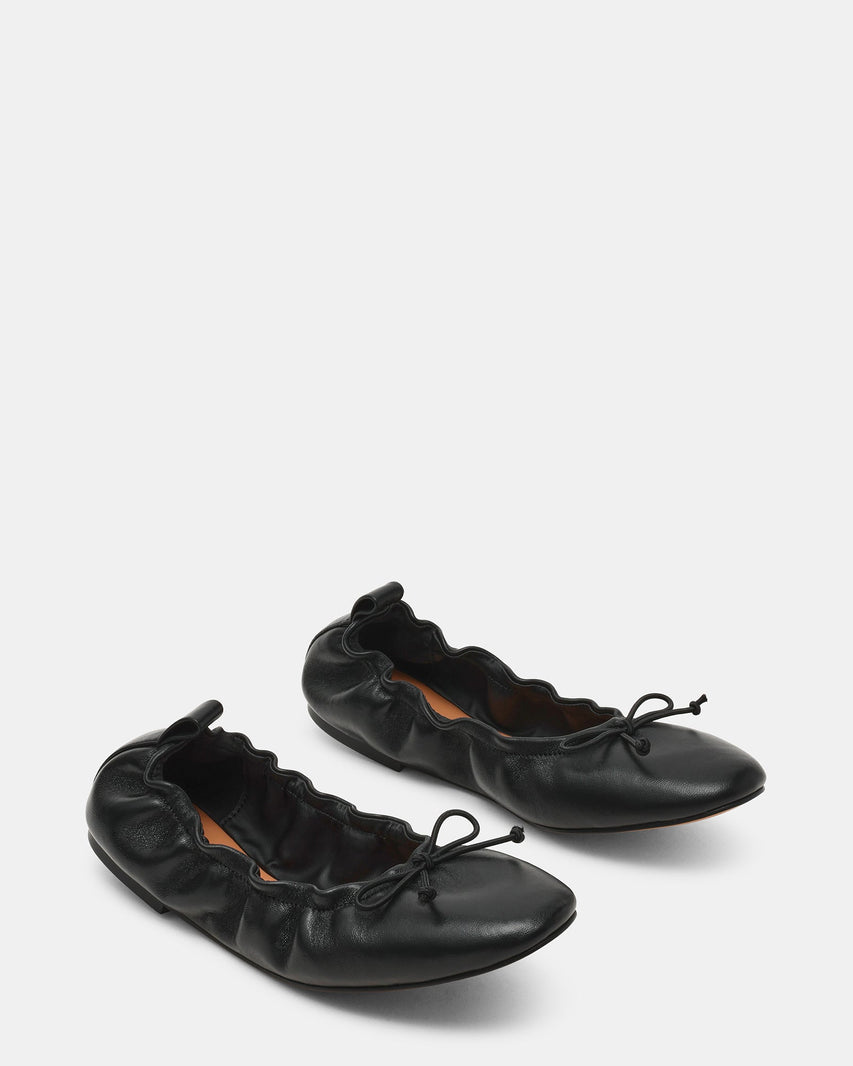 LANTI BLACK LEATHER - Women's Shoes - Steve Madden Canada