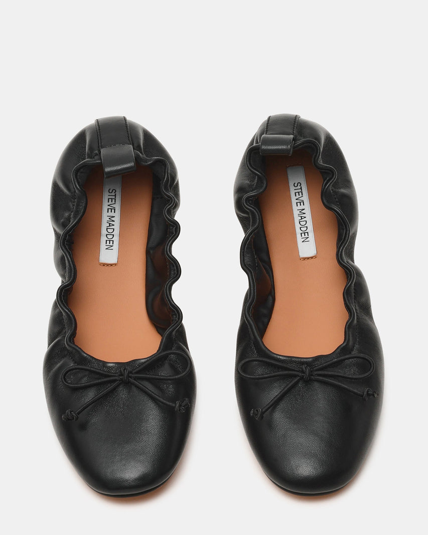 LANTI BLACK LEATHER - Women's Shoes - Steve Madden Canada