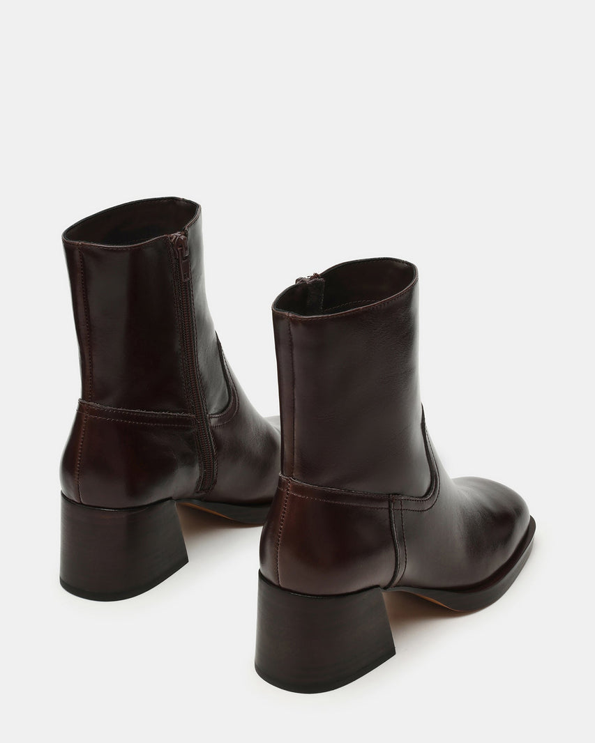 LATCHES BROWN LEATHER - Women's Shoes - Steve Madden Canada
