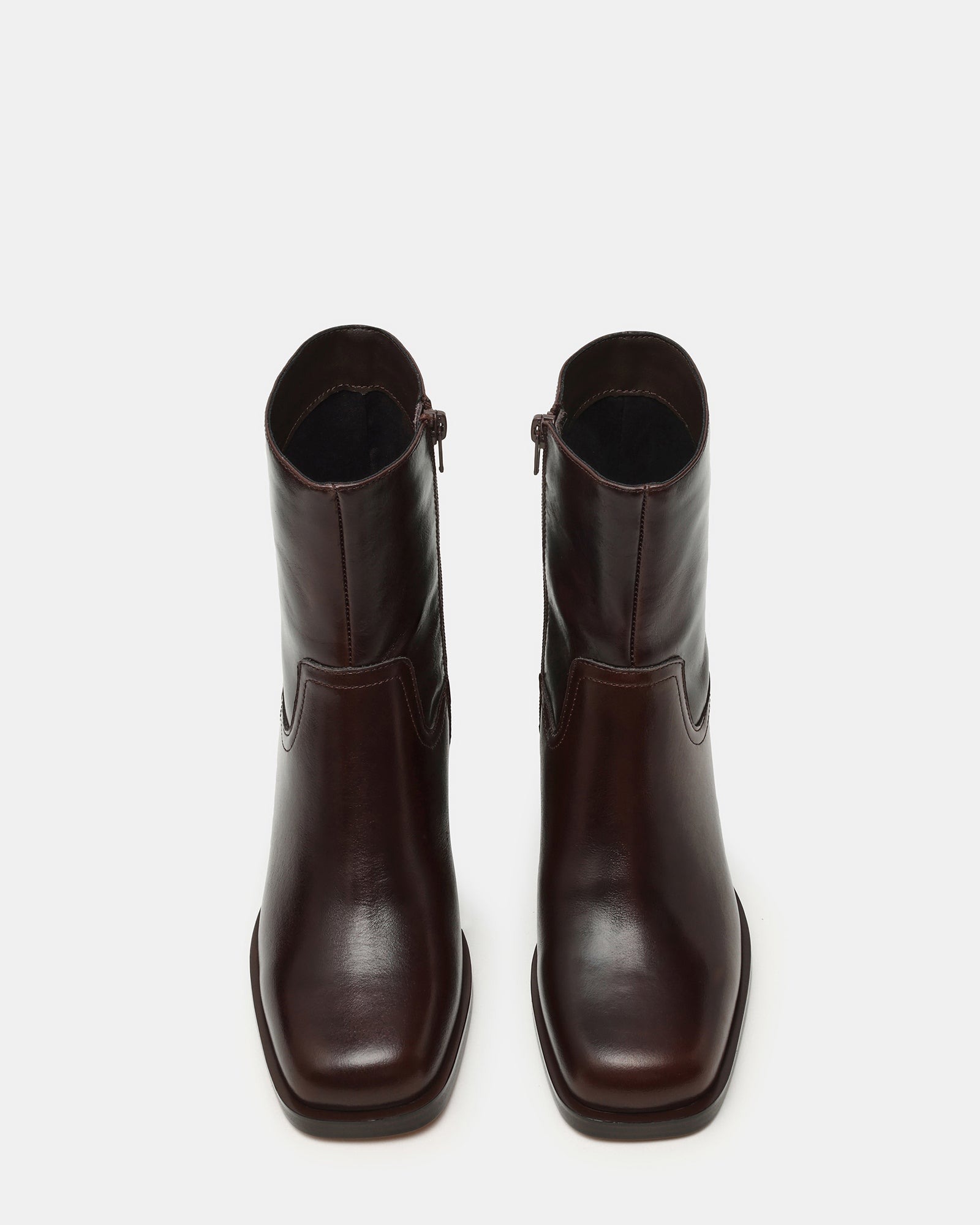 LATCHES BROWN LEATHER - Women's Shoes - Steve Madden Canada
