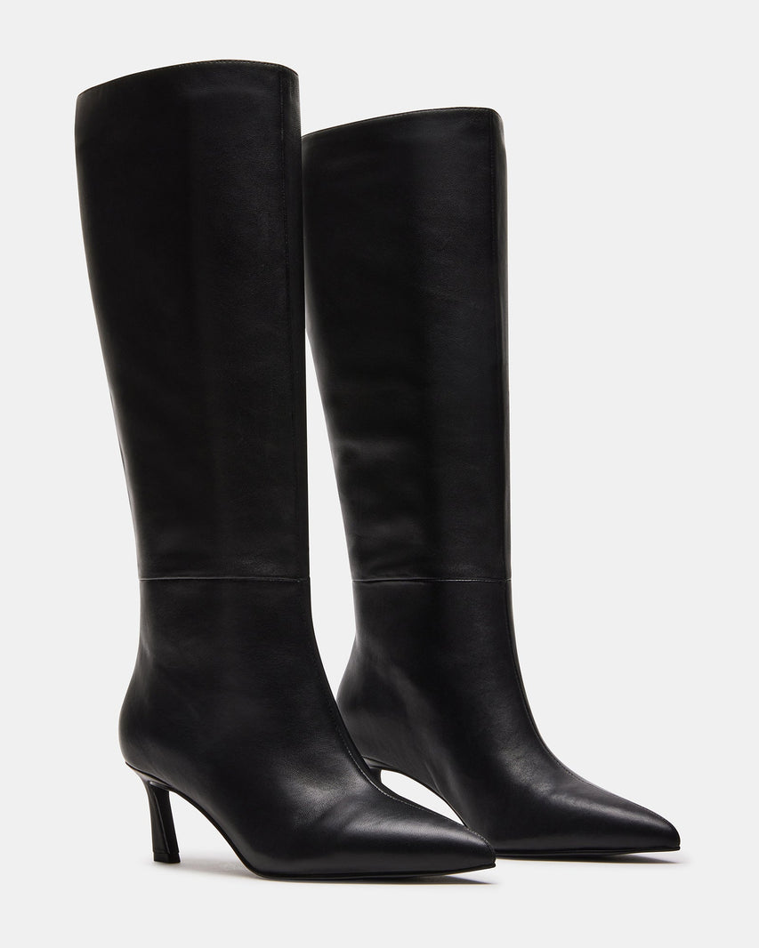 LAVAN BLACK LEATHER - Women's Shoes - Steve Madden Canada