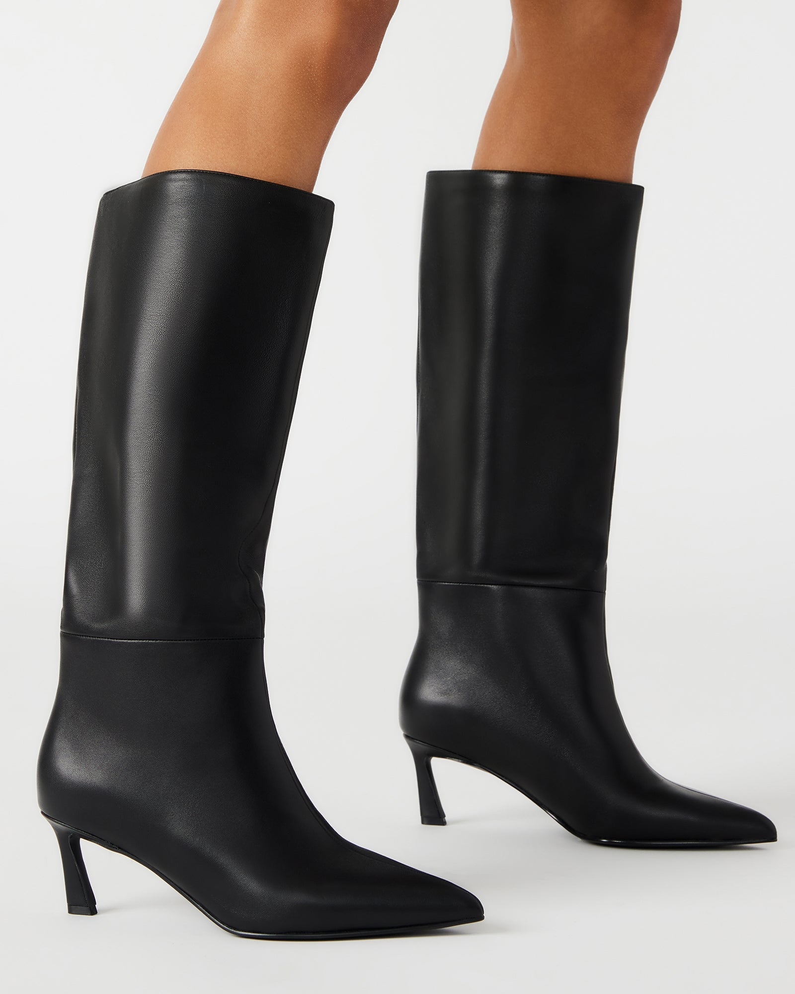 LAVAN BLACK LEATHER - Women's Shoes - Steve Madden Canada