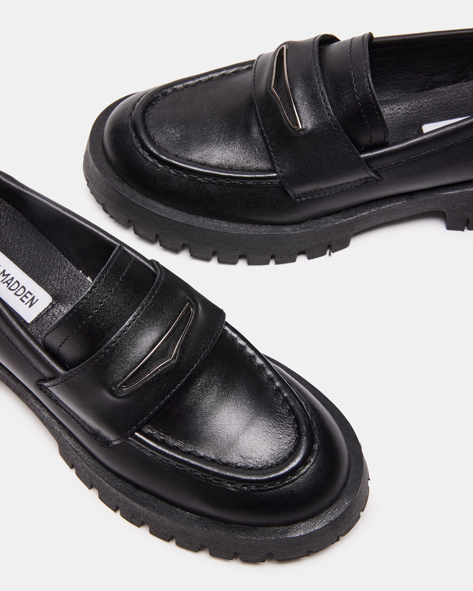 LAWRENCE BLACK LEATHER - Women's Shoes - Steve Madden Canada