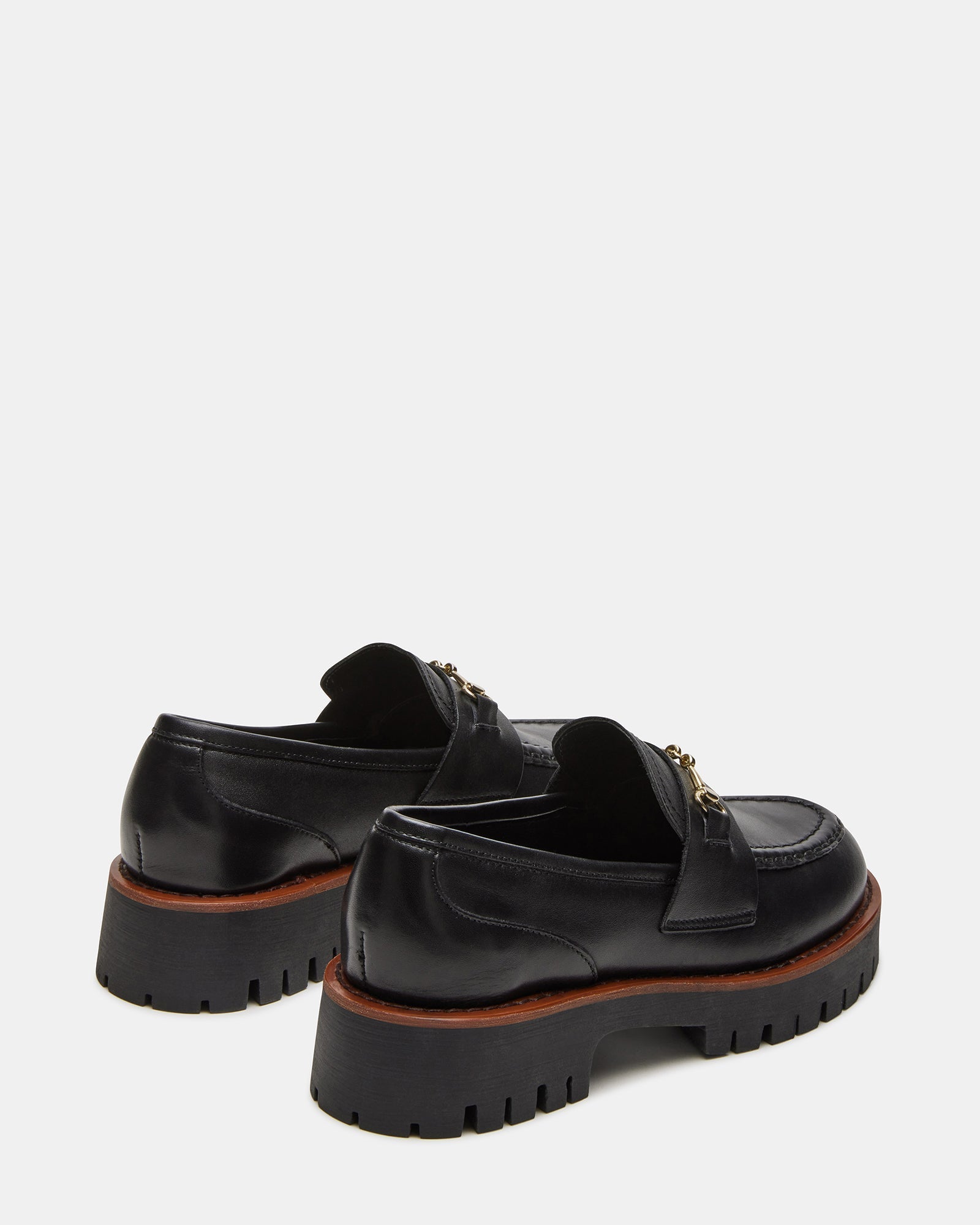 LAWSEN BLACK LEATHER - Women's Shoes - Steve Madden Canada