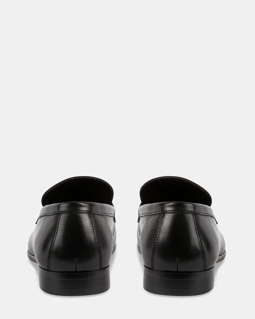 LEDGER BLACK LEATHER - Men's Shoes - Steve Madden Canada