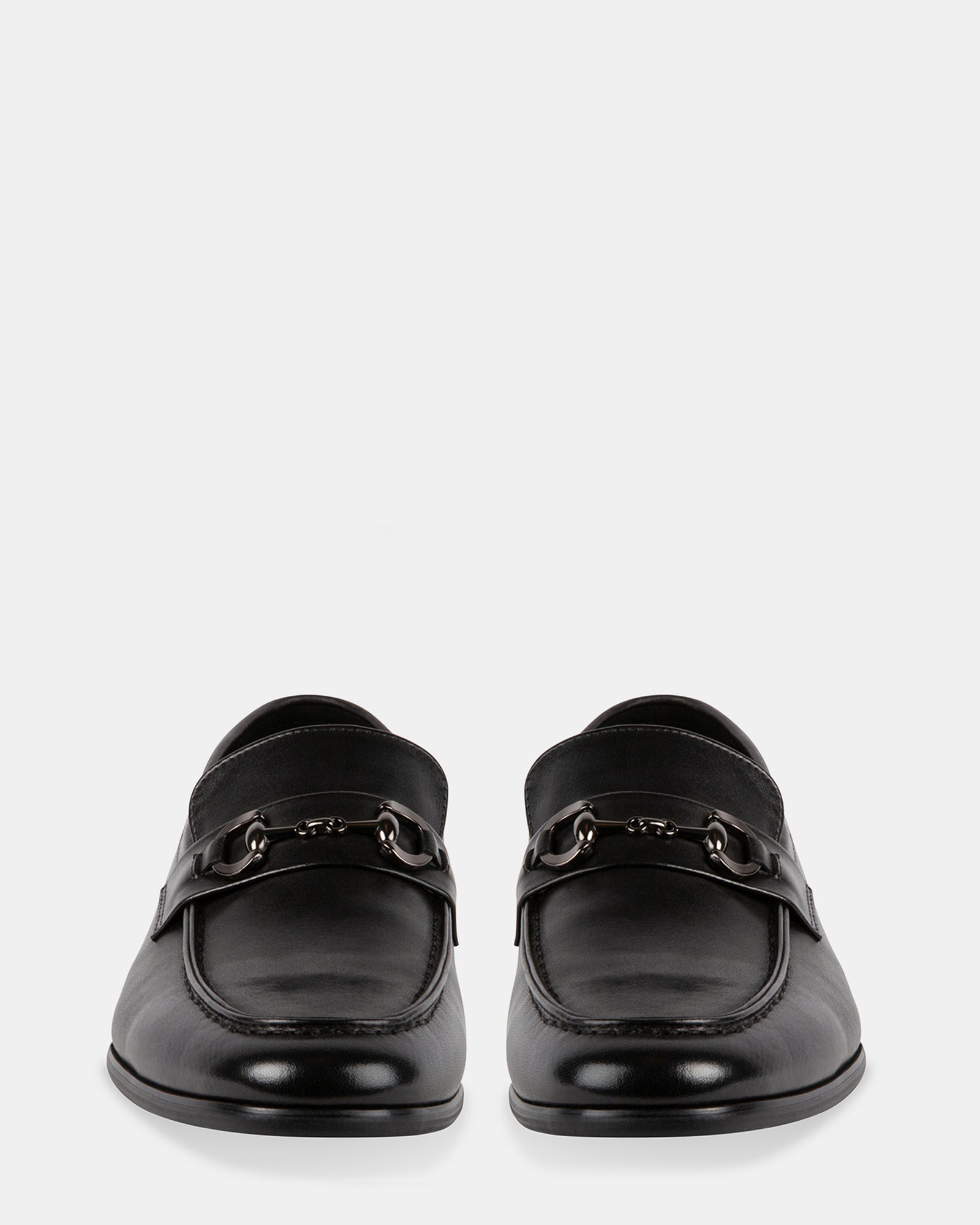 LEDGER BLACK LEATHER - Men's Shoes - Steve Madden Canada