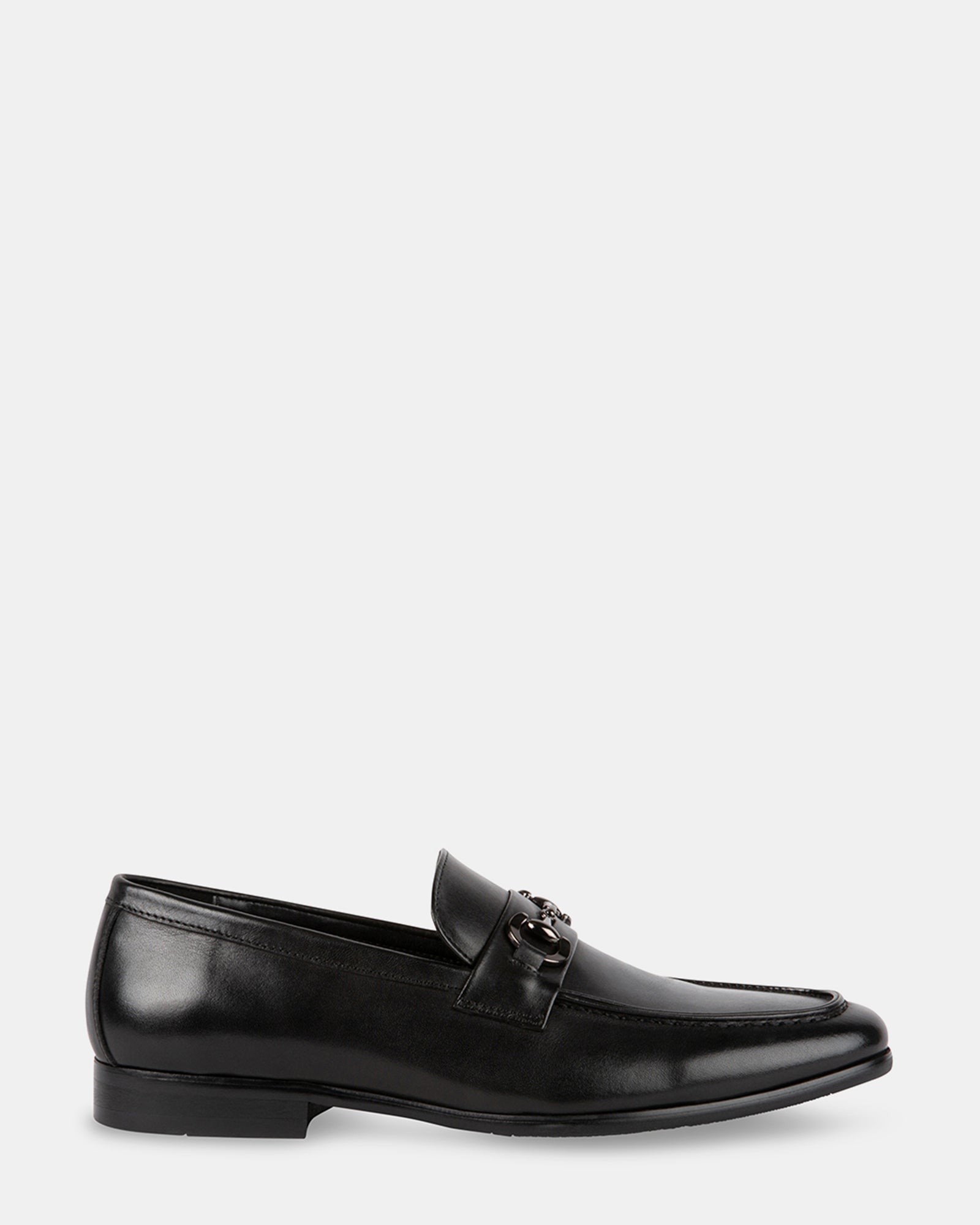 LEDGER BLACK LEATHER - Men's Shoes - Steve Madden Canada