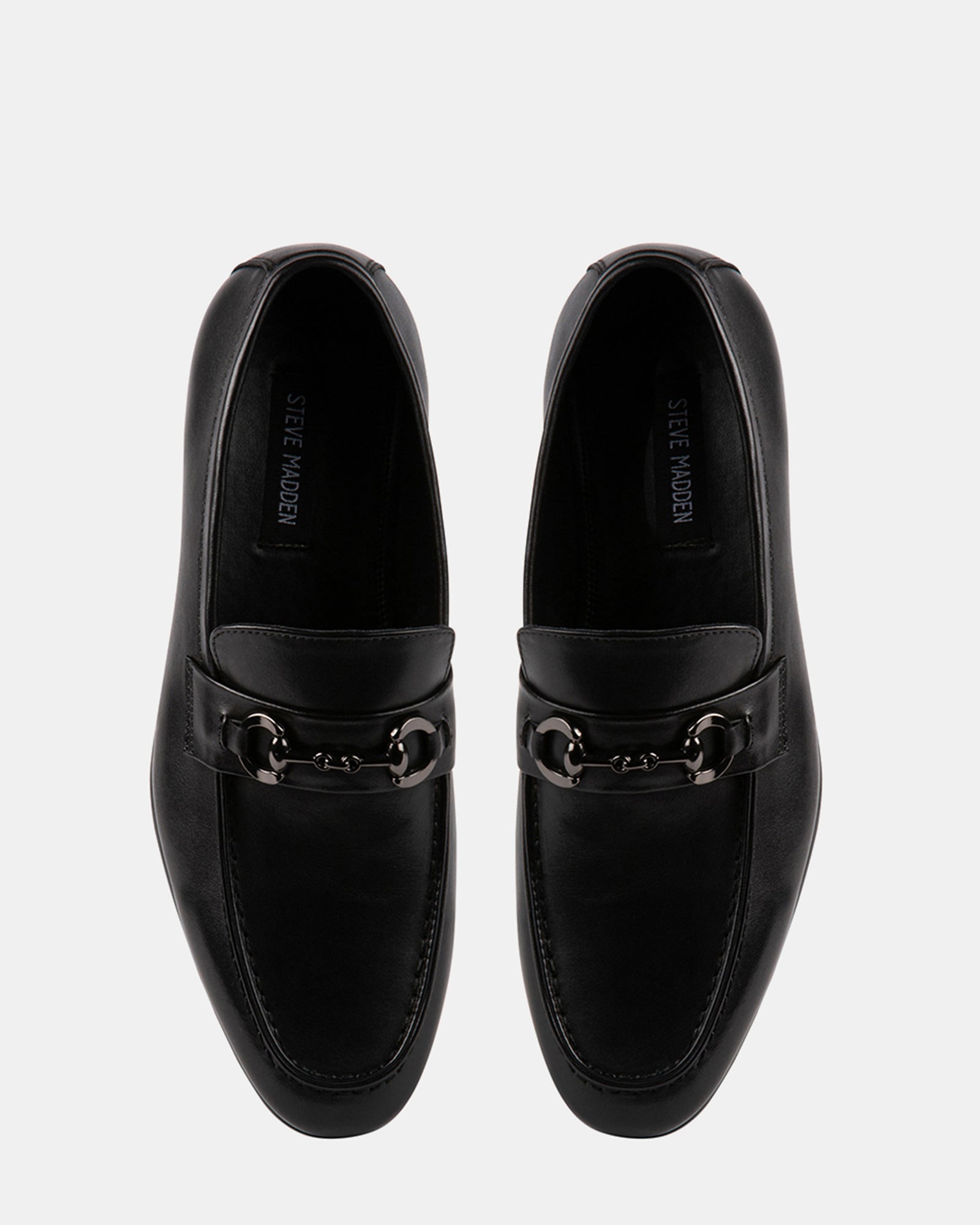 LEDGER BLACK LEATHER - Men's Shoes - Steve Madden Canada