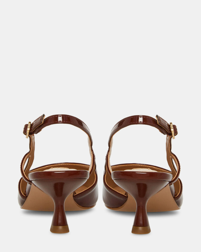 LEGACI BROWN PATENT - Women's Shoes - Steve Madden Canada