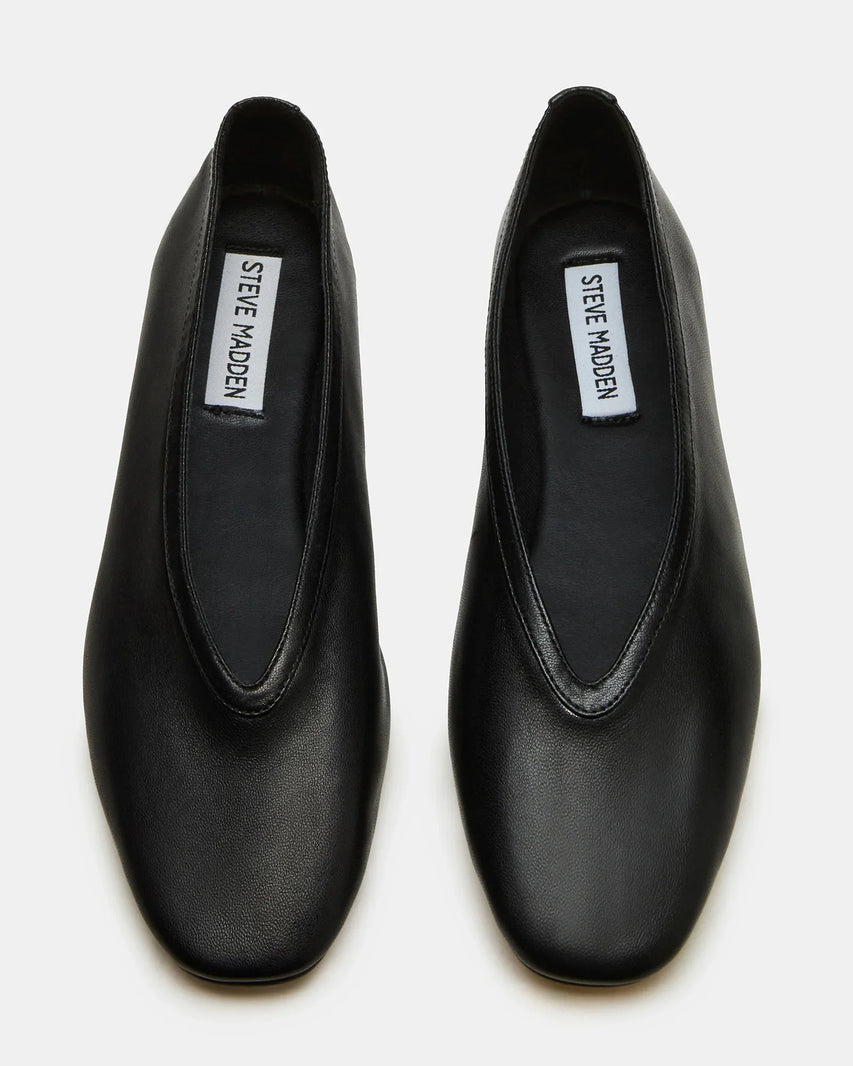 LENI BLACK LEATHER - Women's Shoes - Steve Madden Canada