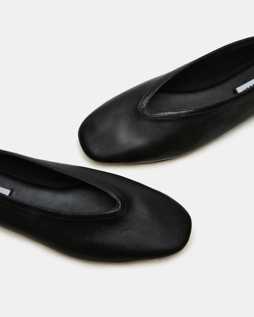 LENI BLACK LEATHER - Women's Shoes - Steve Madden Canada