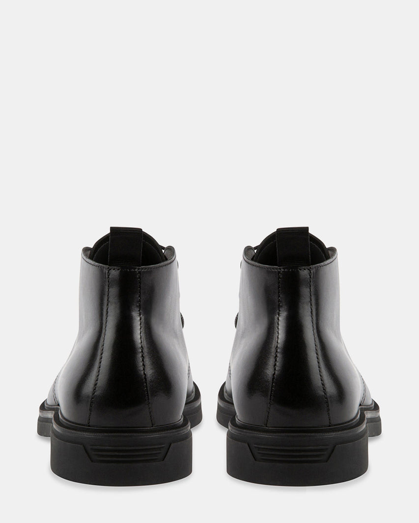 LENNY BLACK LEATHER - Men's Shoes - Steve Madden Canada