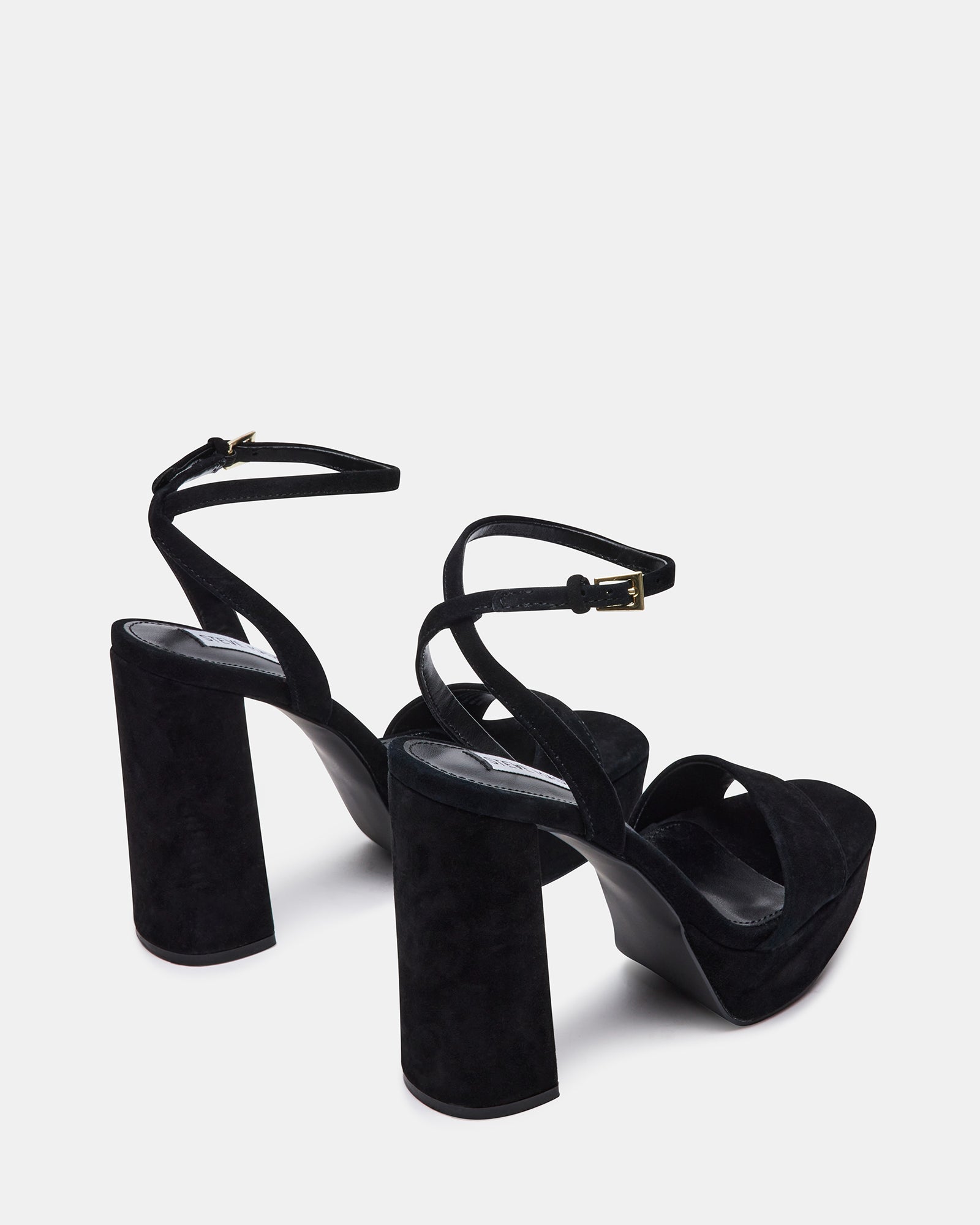 LESSA BLACK SUEDE - Women's Shoes - Steve Madden Canada