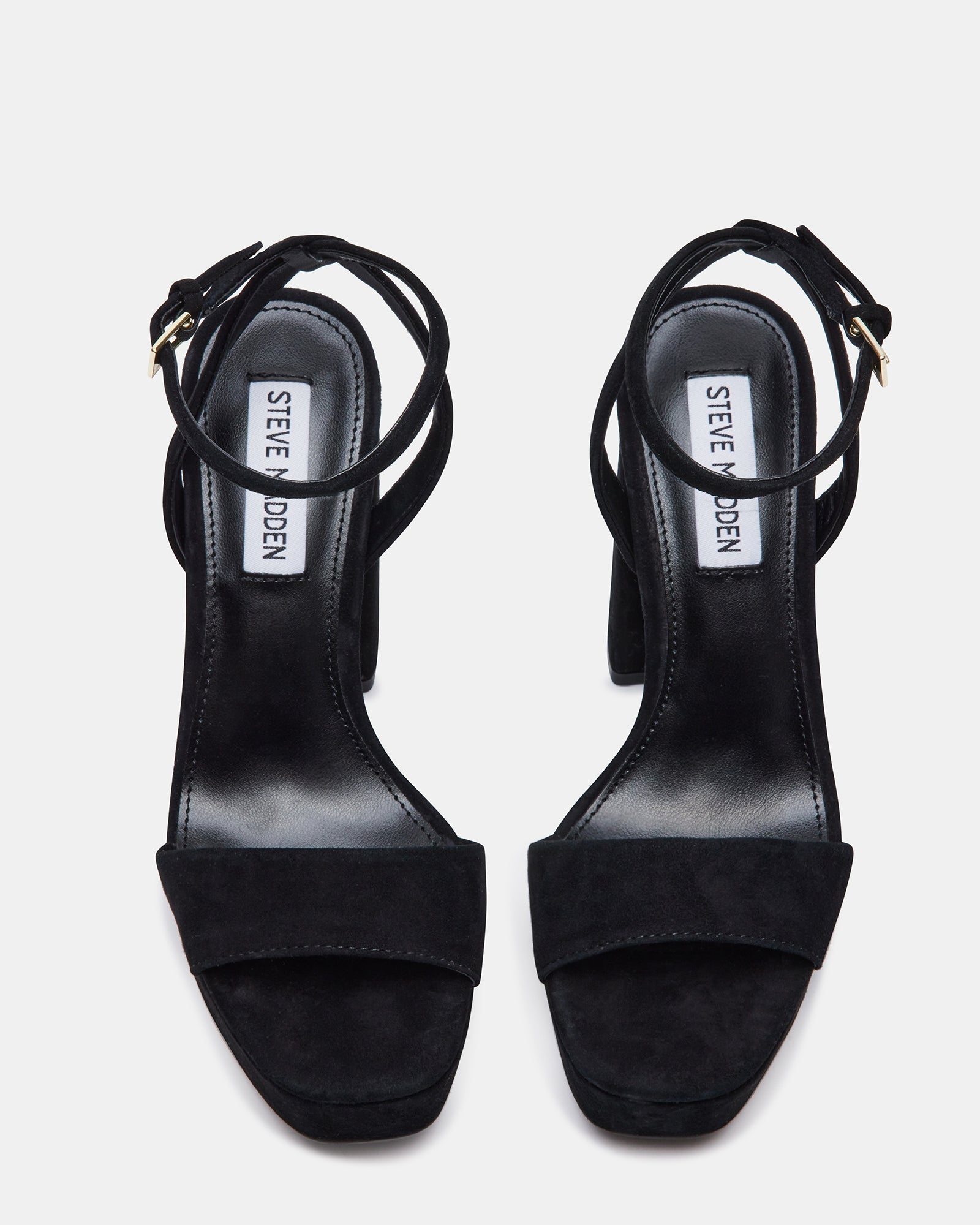LESSA BLACK SUEDE - Women's Shoes - Steve Madden Canada