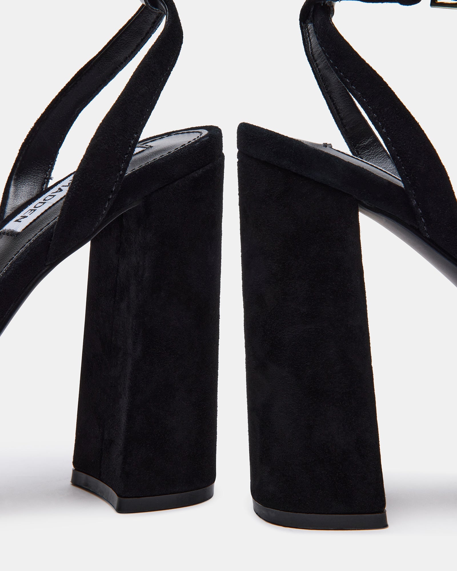 LESSA BLACK SUEDE - Women's Shoes - Steve Madden Canada