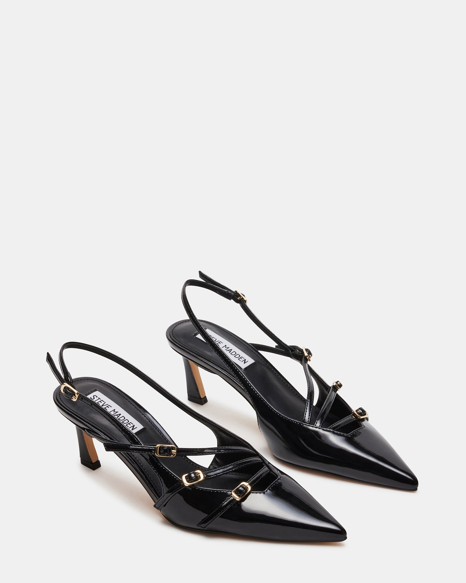 LIANA BLACK PATENT - Women's Shoes - Steve Madden Canada