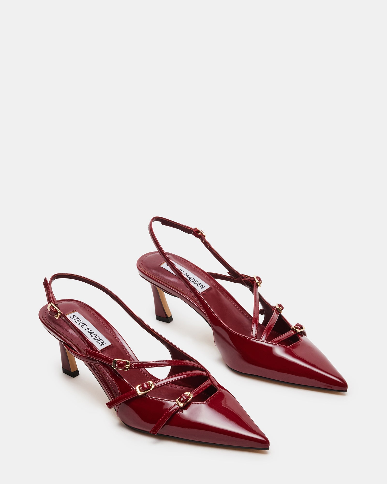LIANA BURGUNDY PATENT - Women's Shoes - Steve Madden Canada