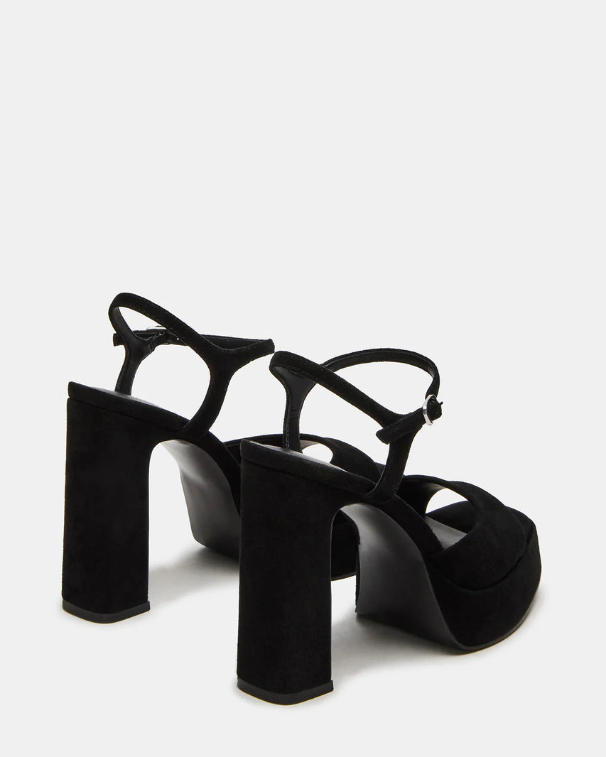LIANDRA BLACK SUEDE - Women's Shoes - Steve Madden Canada