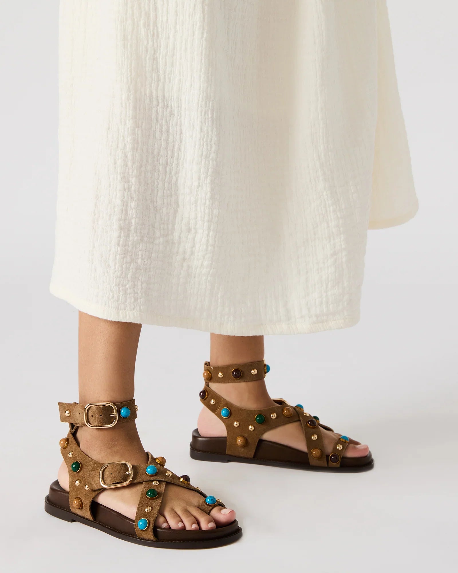 LINEAR TAUPE SUEDE - Women's Shoes - Steve Madden Canada