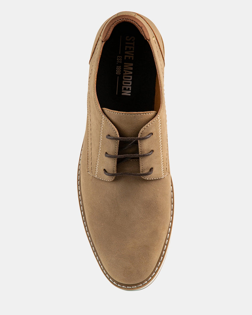 LINFORD TAUPE NUBUCK - Men's Shoes - Steve Madden Canada
