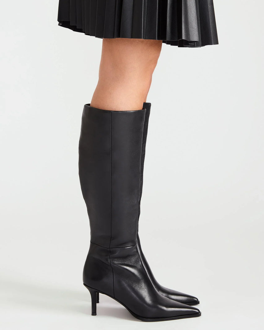 LINGO BLACK LEATHER - Women's Shoes - Steve Madden Canada