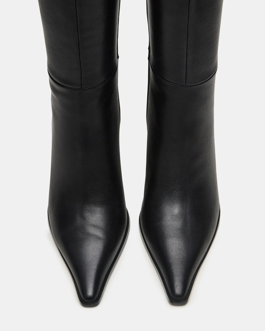 LINGO BLACK LEATHER - Women's Shoes - Steve Madden Canada