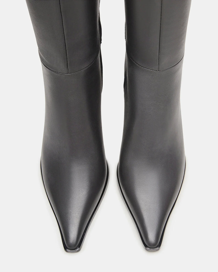 LINGO GREY LEATHER - Women's Shoes - Steve Madden Canada