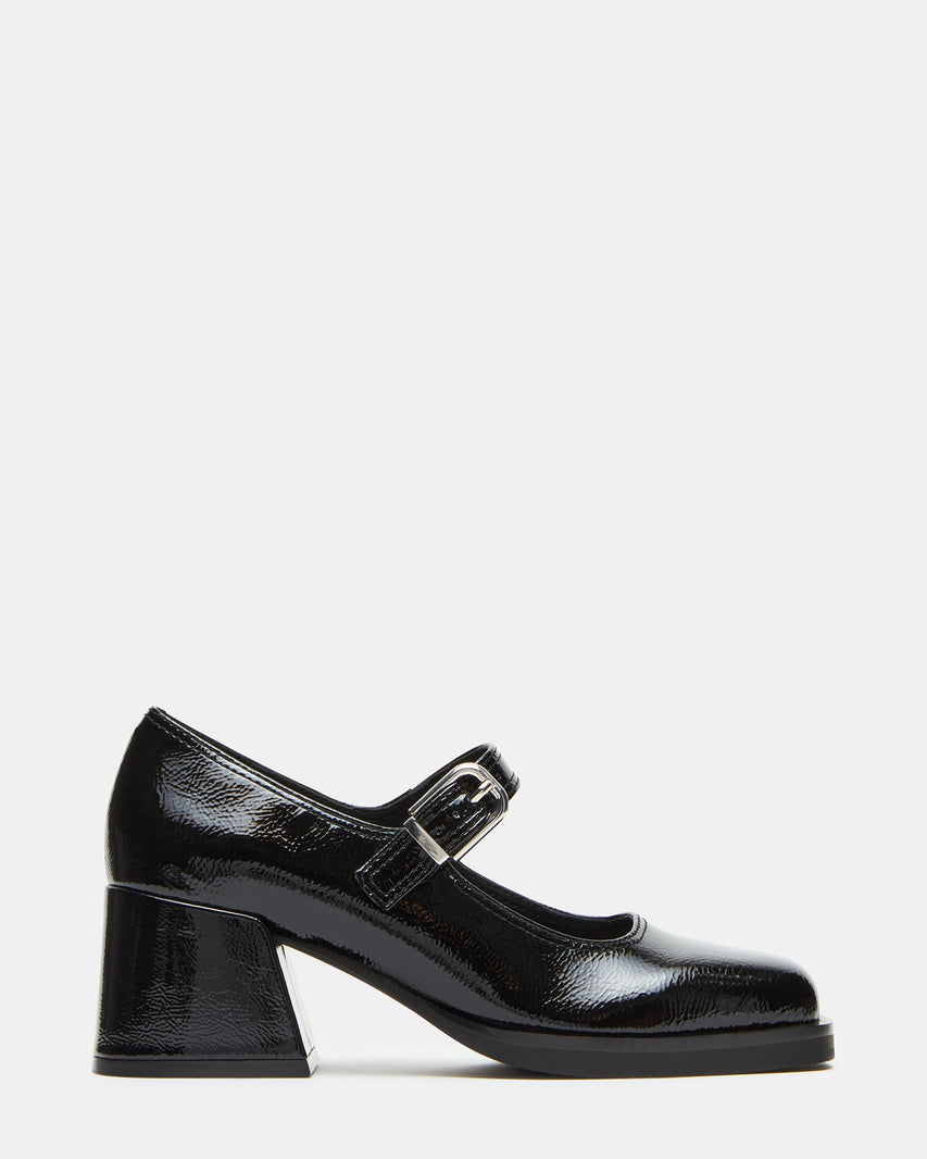 LISBON BLACK PATENT - Women's Shoes - Steve Madden Canada