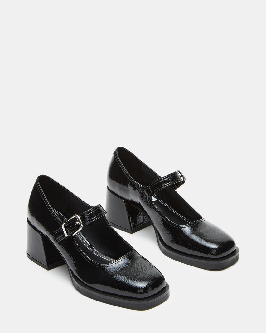 LISBON BLACK PATENT - Women's Shoes - Steve Madden Canada