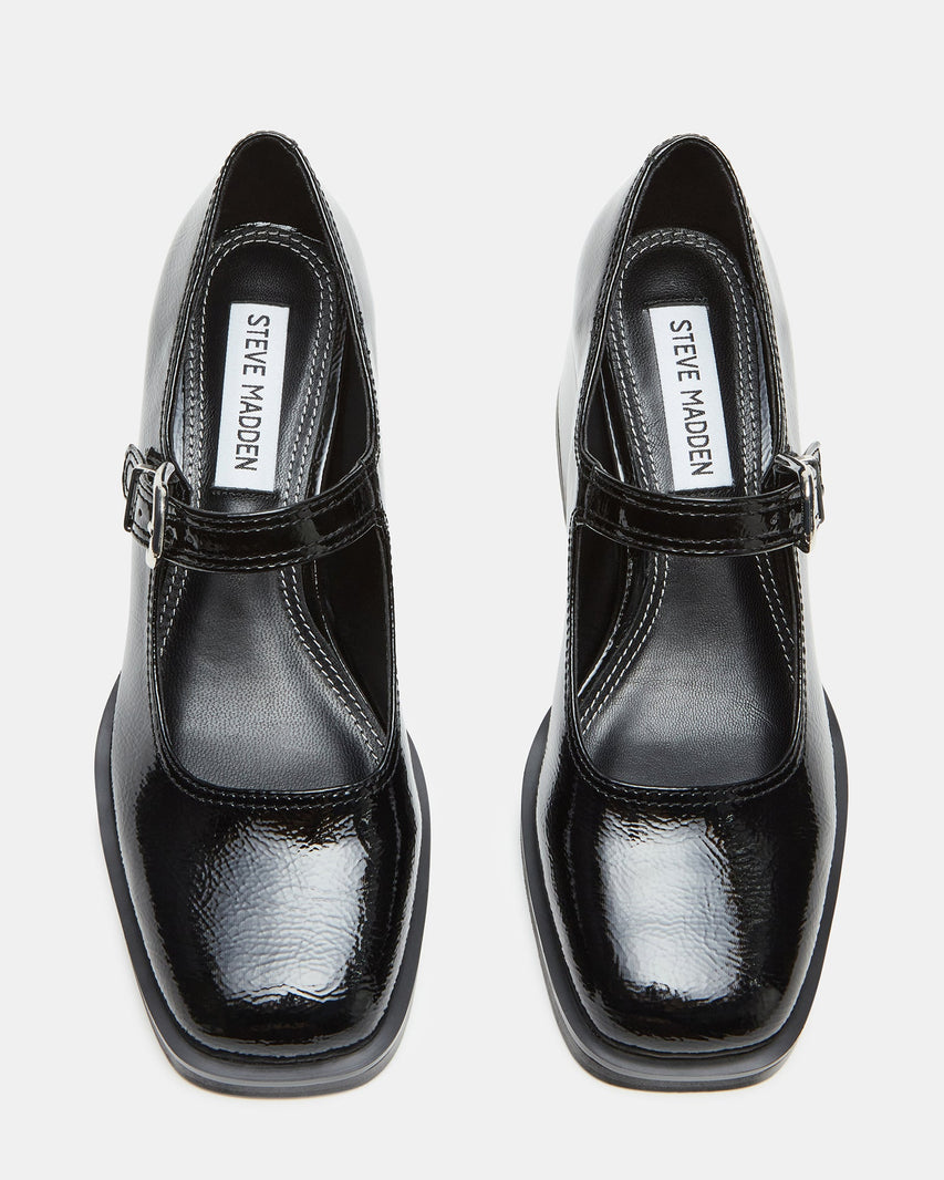 LISBON BLACK PATENT - Women's Shoes - Steve Madden Canada