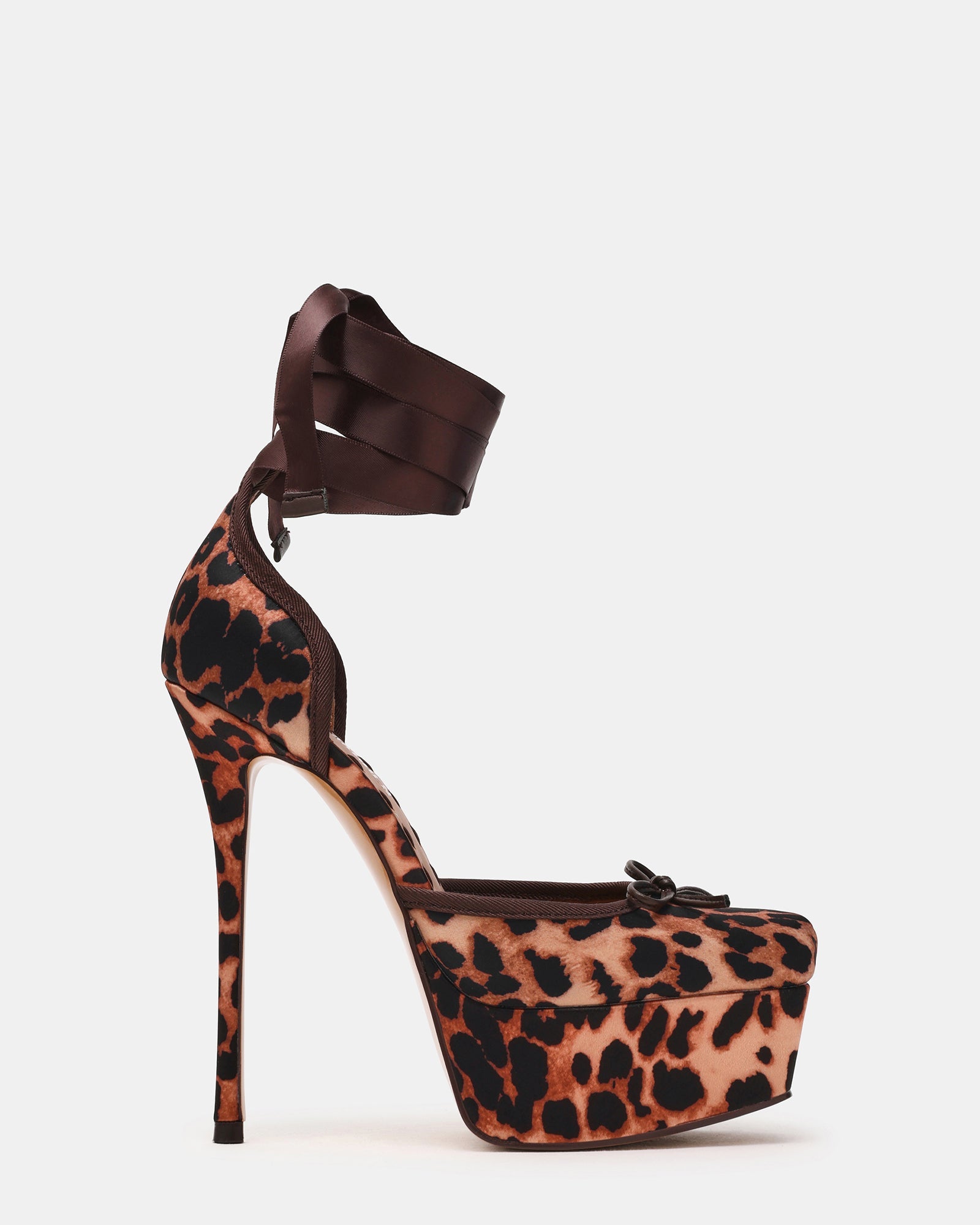 LISTEN LEOPARD SATIN - Women's Shoes - Steve Madden Canada