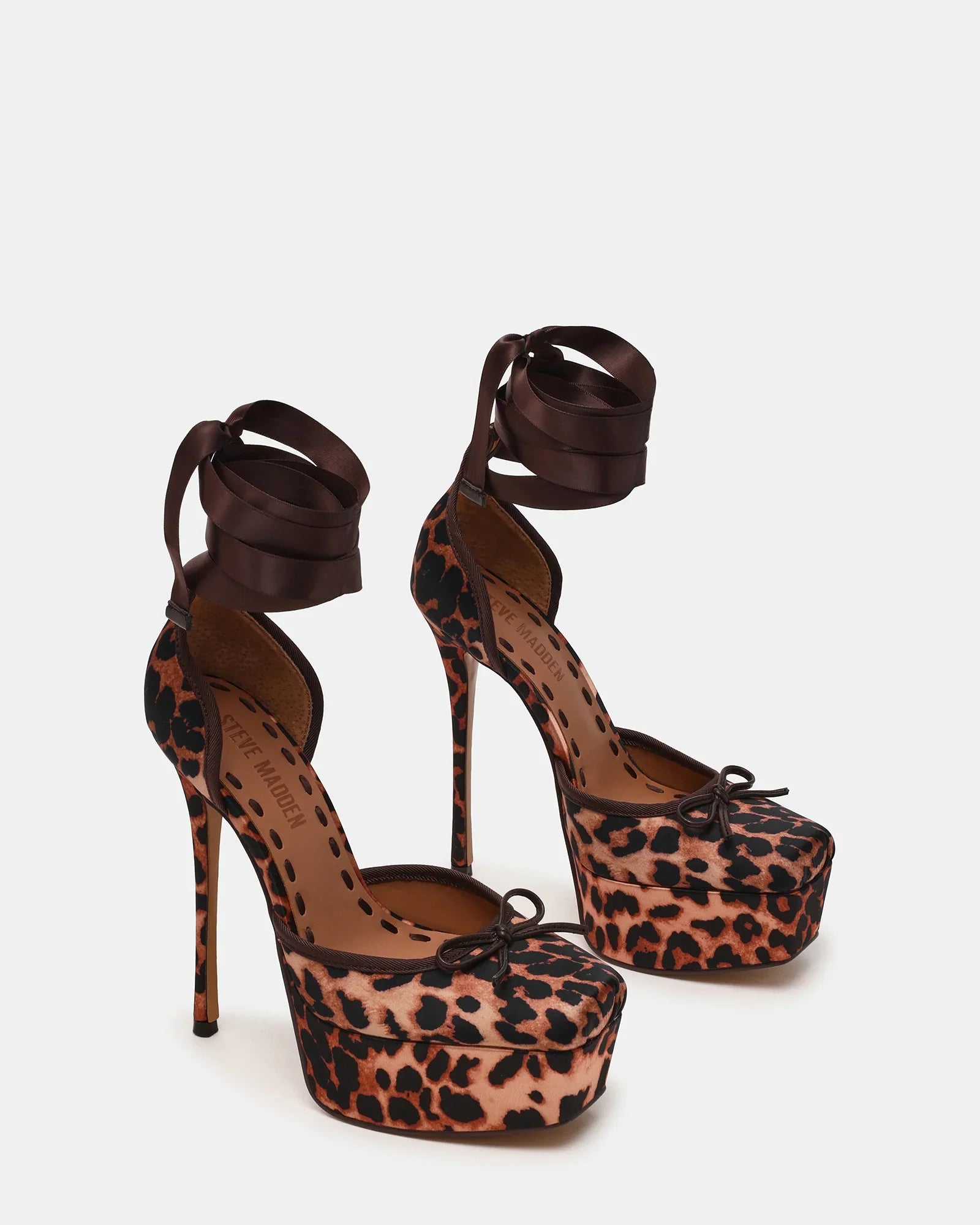LISTEN LEOPARD SATIN - Women's Shoes - Steve Madden Canada