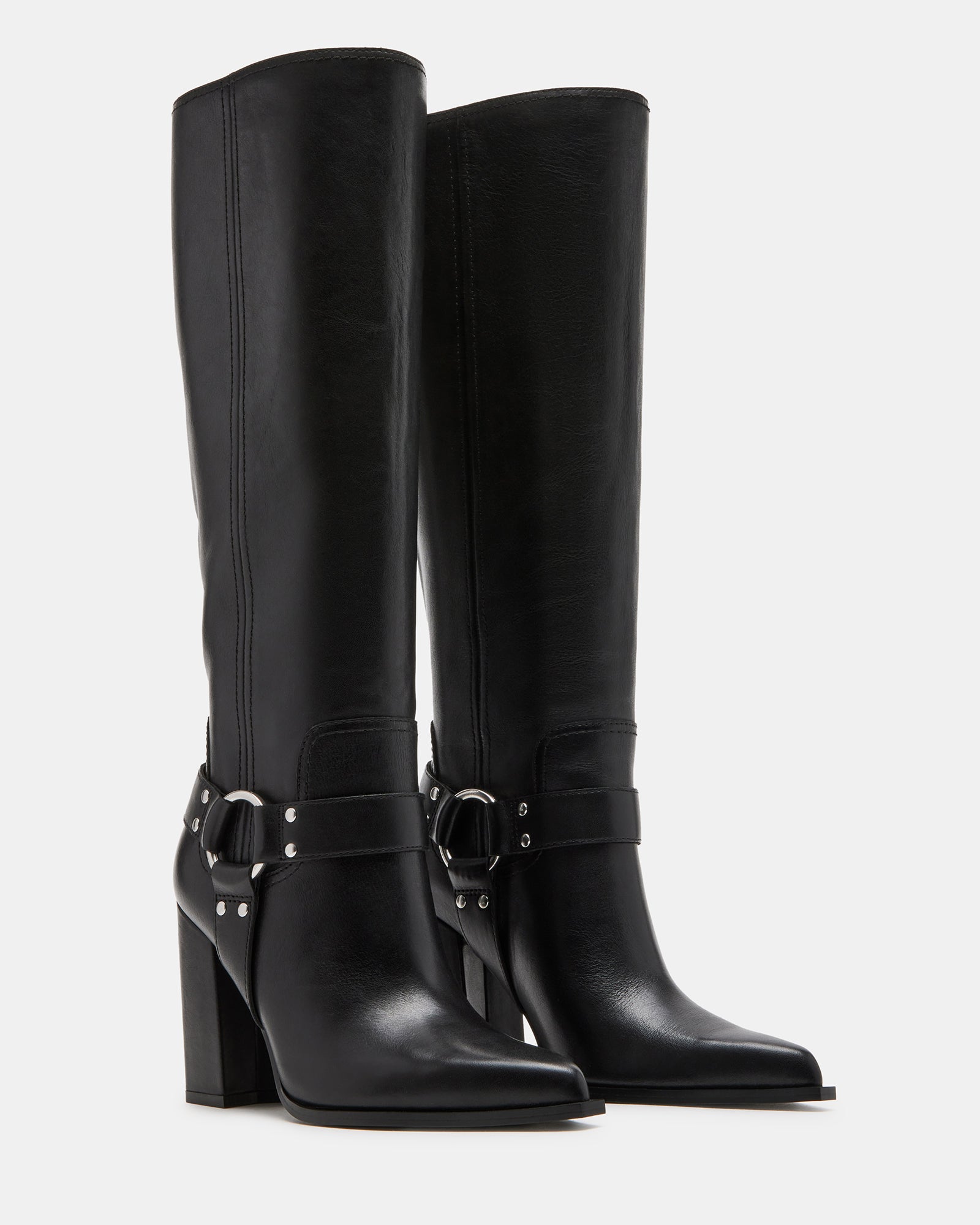 LOLLY BLACK LEATHER - Women's Shoes - Steve Madden Canada