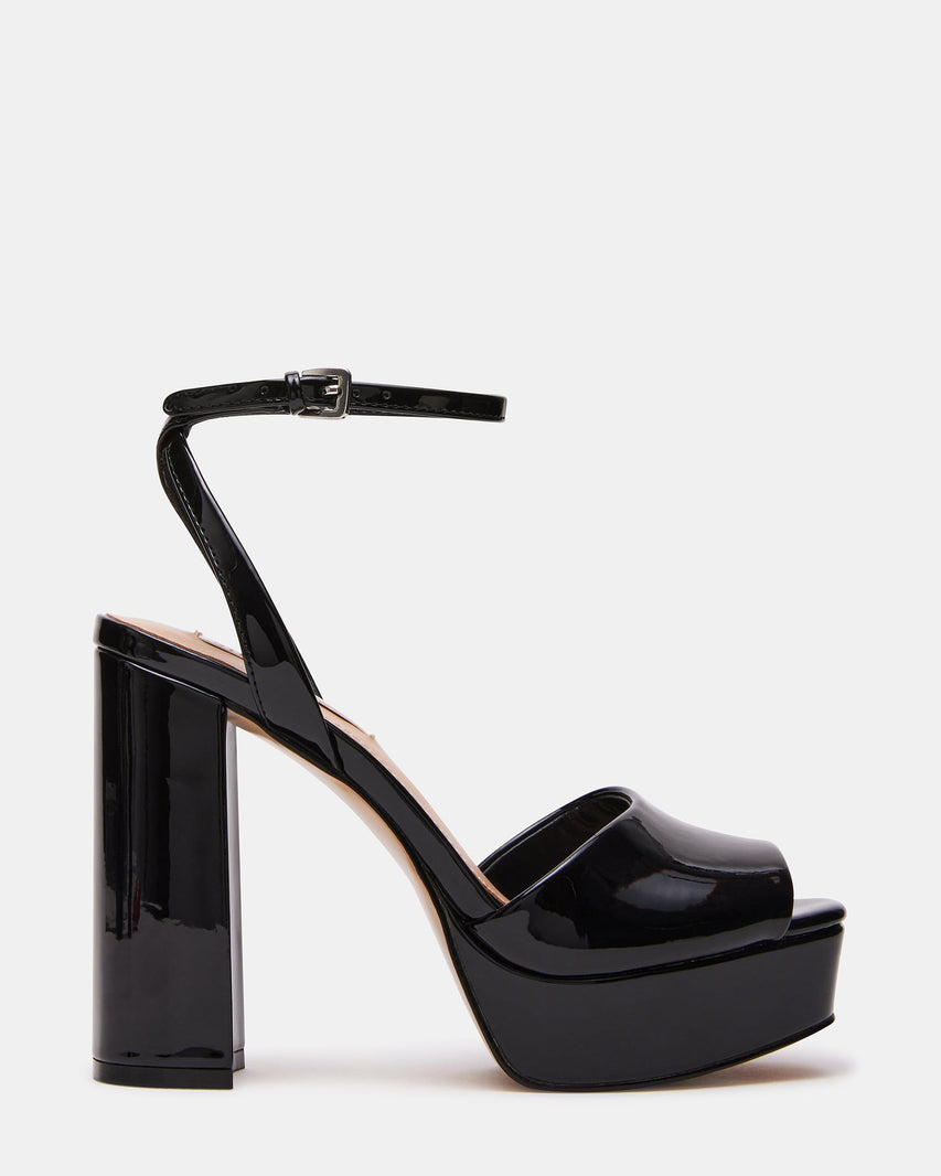 LOURDES BLACK PATENT - Women's Shoes - Steve Madden Canada