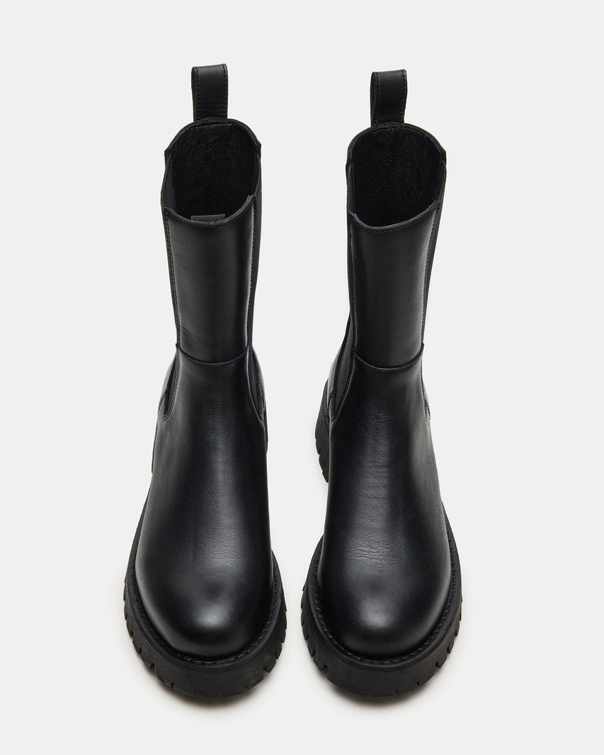 LOWA BLACK LEATHER - Women's Shoes - Steve Madden Canada