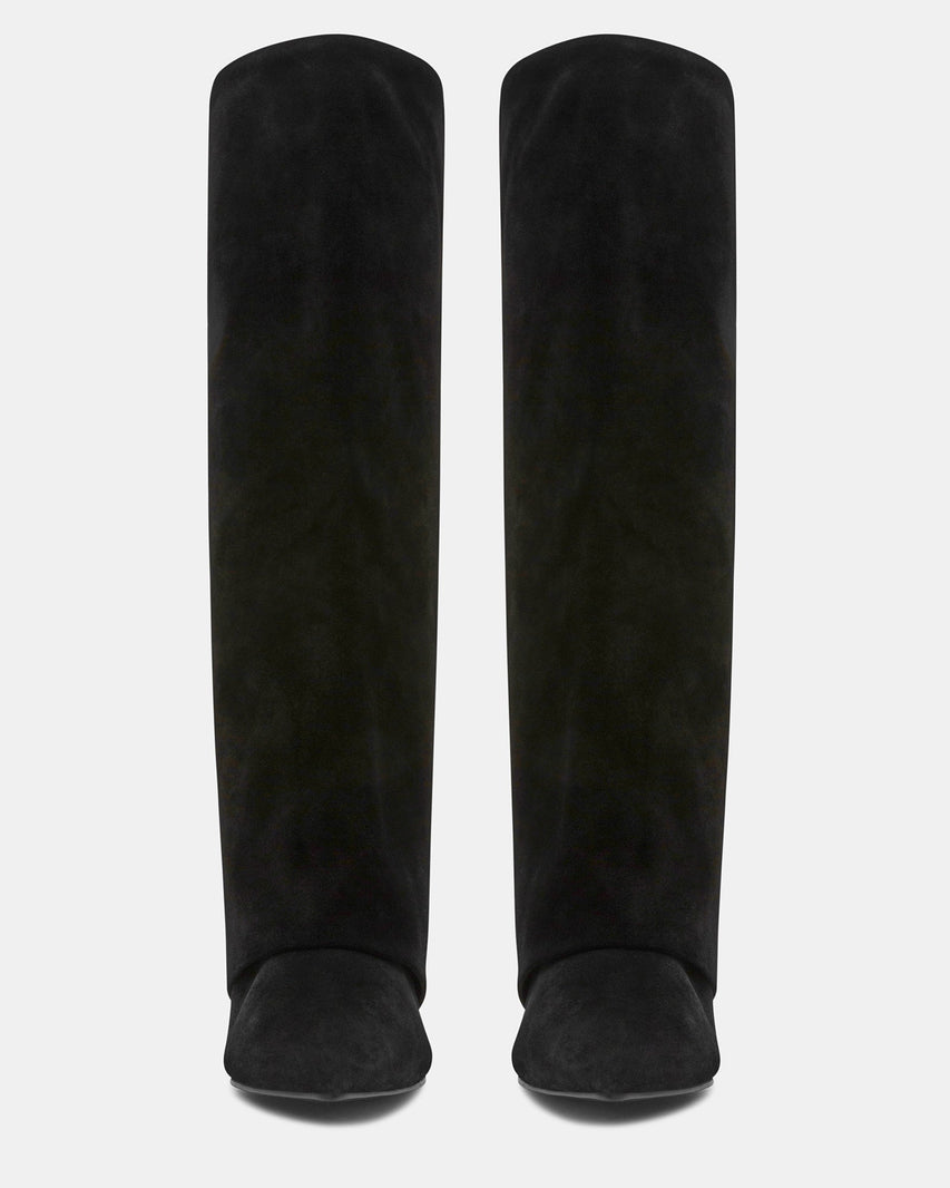 LUCA BLACK SUEDE - Women's Shoes - Steve Madden Canada
